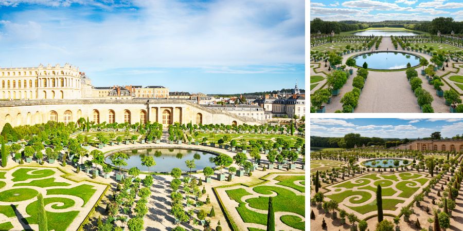 Garten von Versailles in Frankreich