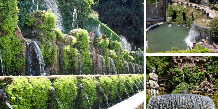 Villa d'Este in Tivoli, Italien