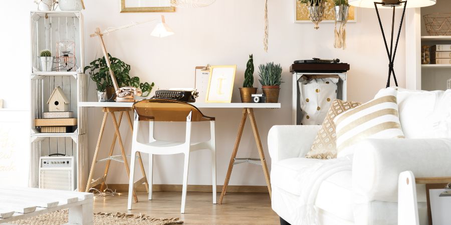 Möbel im Scandi-Boho-Stil 