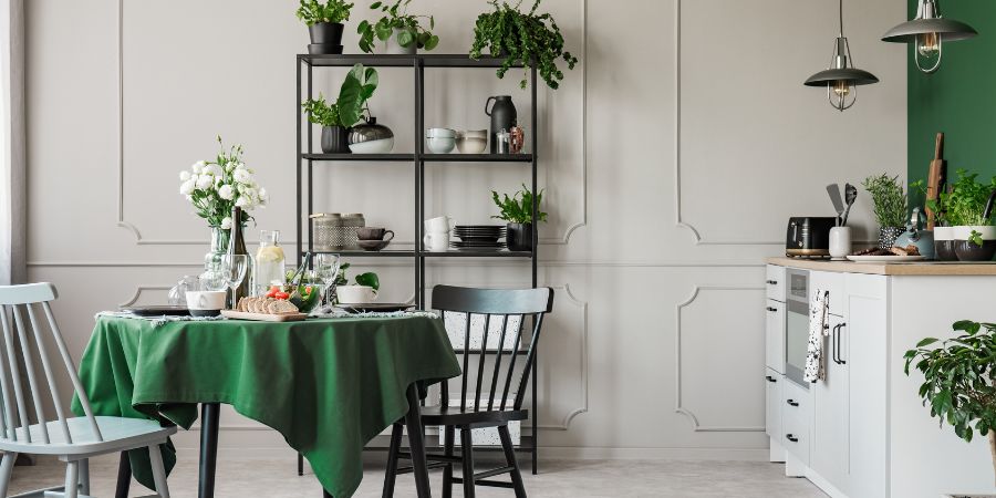 Botanic-Chic-Stil im Interieur – Beleuchtung und Accessoires